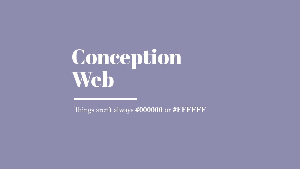 Conception Web