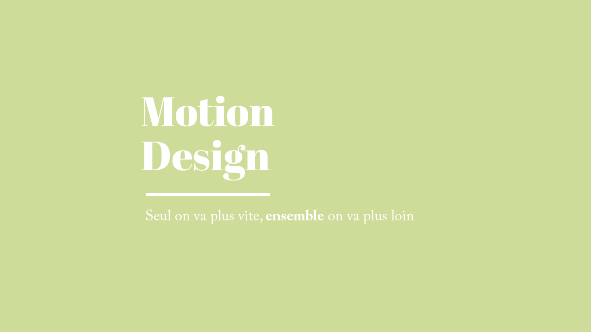 Motion Design