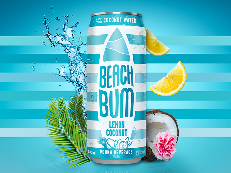 Beach bum creation visuel