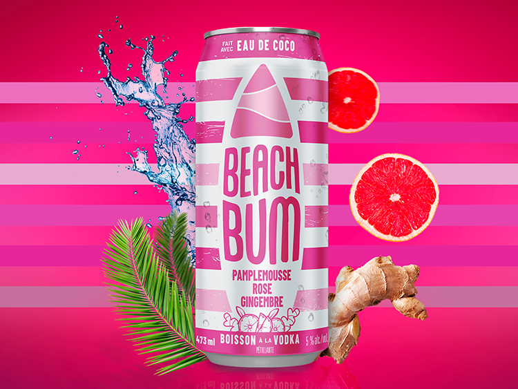 Beach bum creation graphique